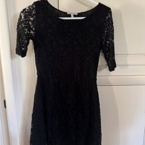 dELiA*s Black Lace Mini Dress